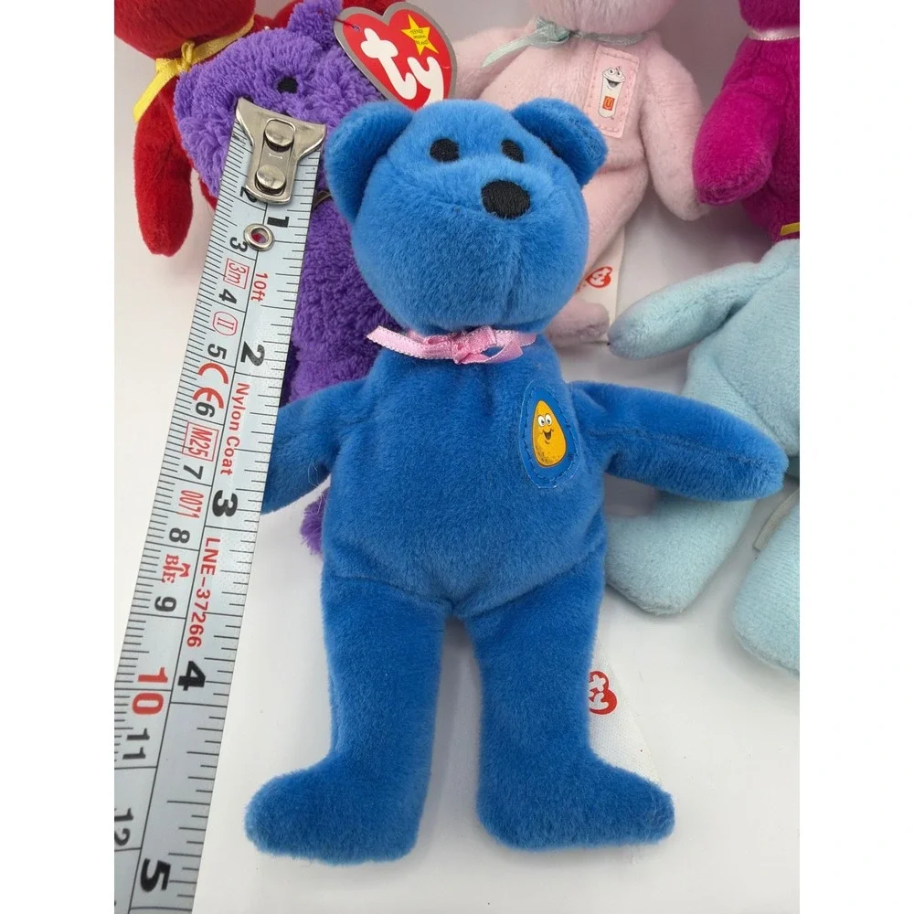 Ty‎ McDonald's 25 Years of Happiness Beanie Babies Set 6 Multi Y2K Retro Toy